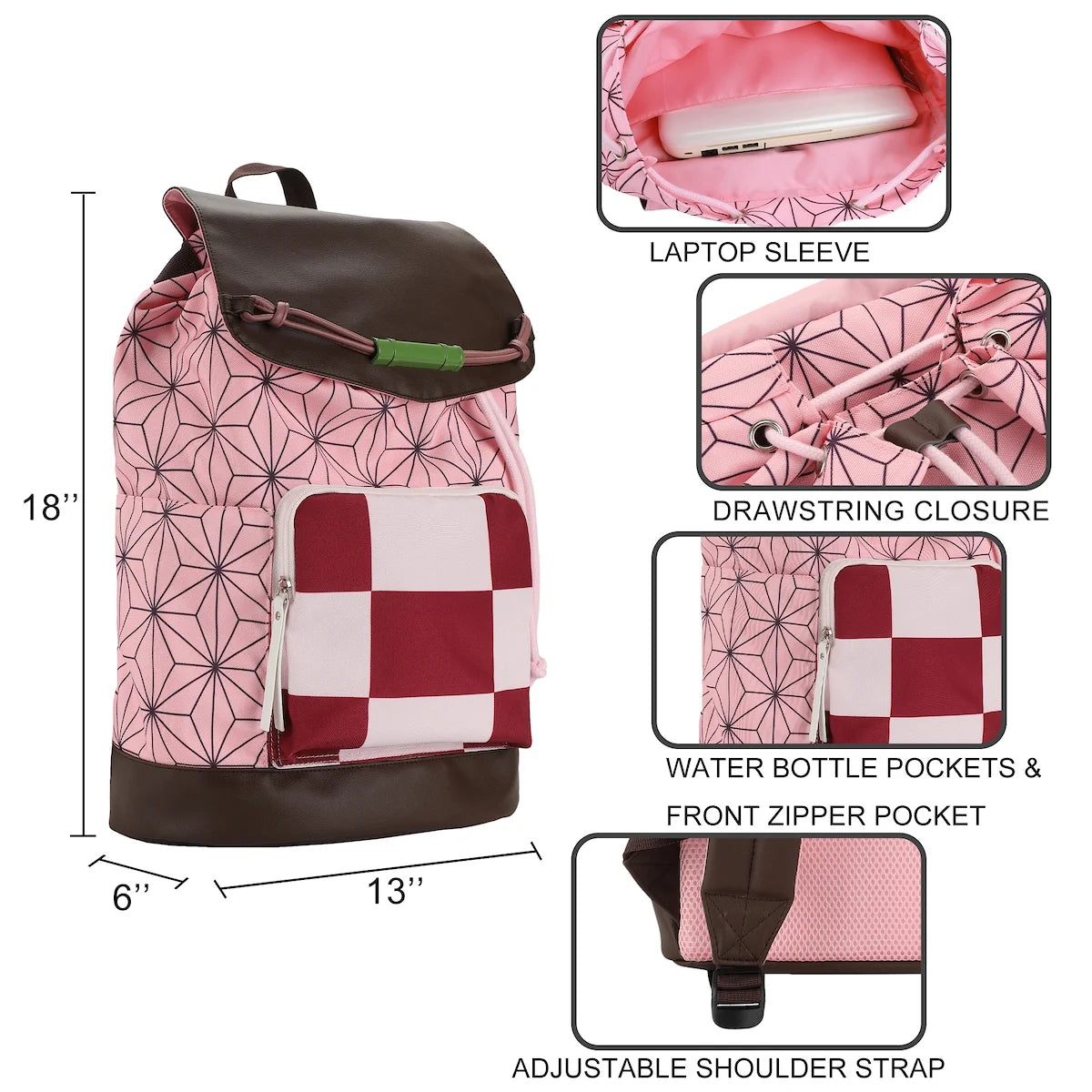 Nezuko Pink Backpack Drop 