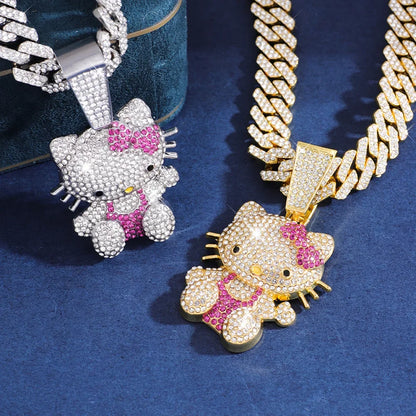 Hello Kitty Iced Out Chain