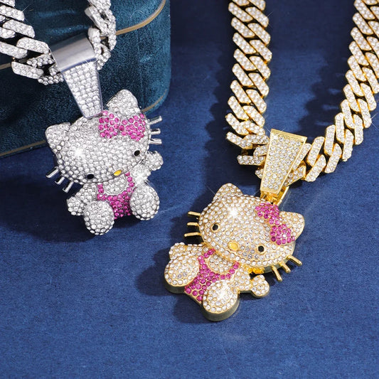 Hello Kitty Iced Out Chain
