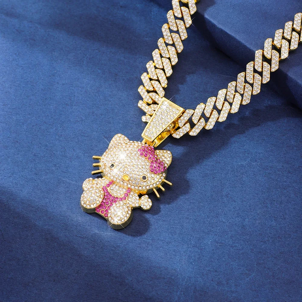 Hello Kitty Iced Out Chain