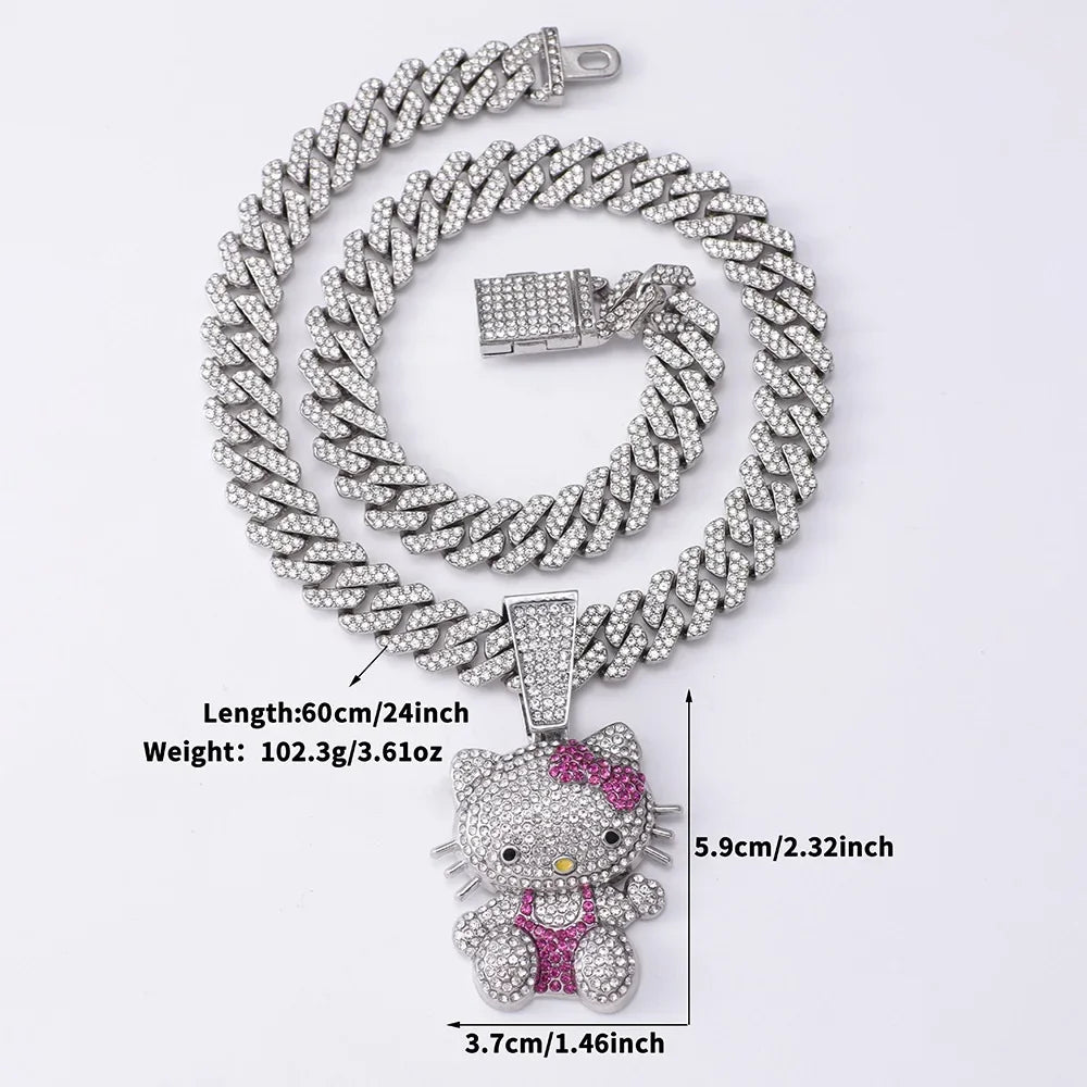 Hello Kitty Iced Out Chain